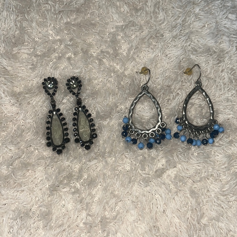 pair of dangly earrings